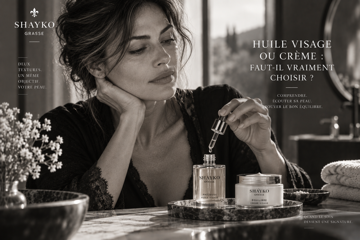 Huile visage ou crème : faut-il vraiment choisir ?