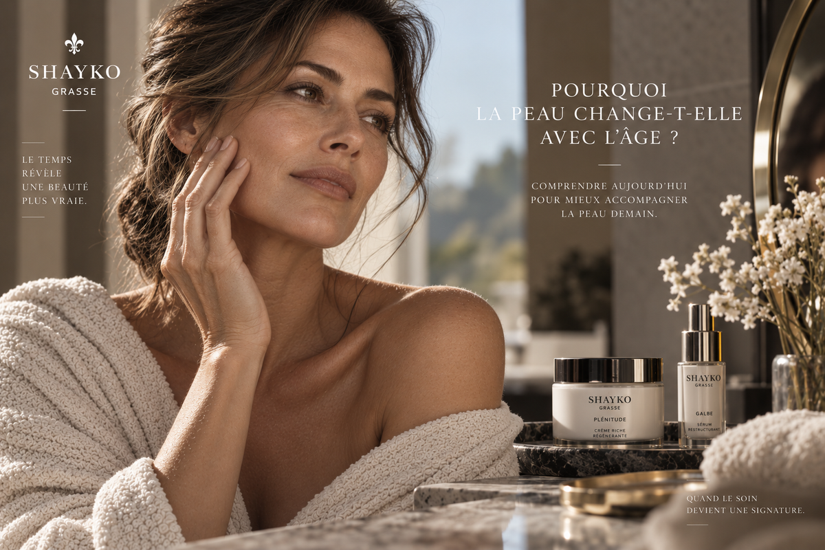 Pourquoi la peau change-t-elle avec l’âge ?