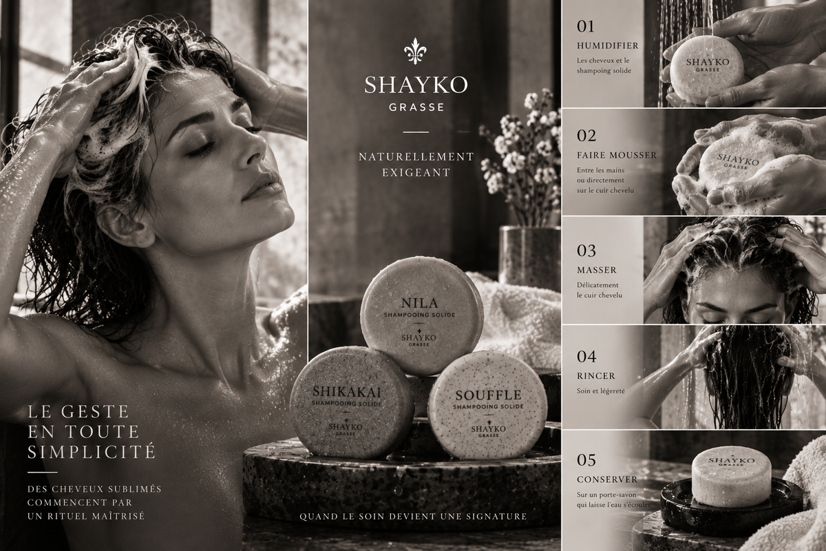 Comment bien utiliser un shampoing solide ?